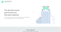 Desktop Screenshot of govtresult.com
